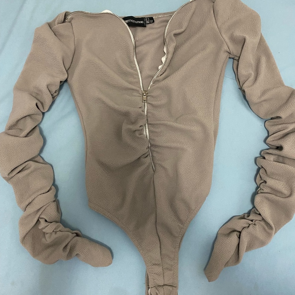 Grey bodysuit
